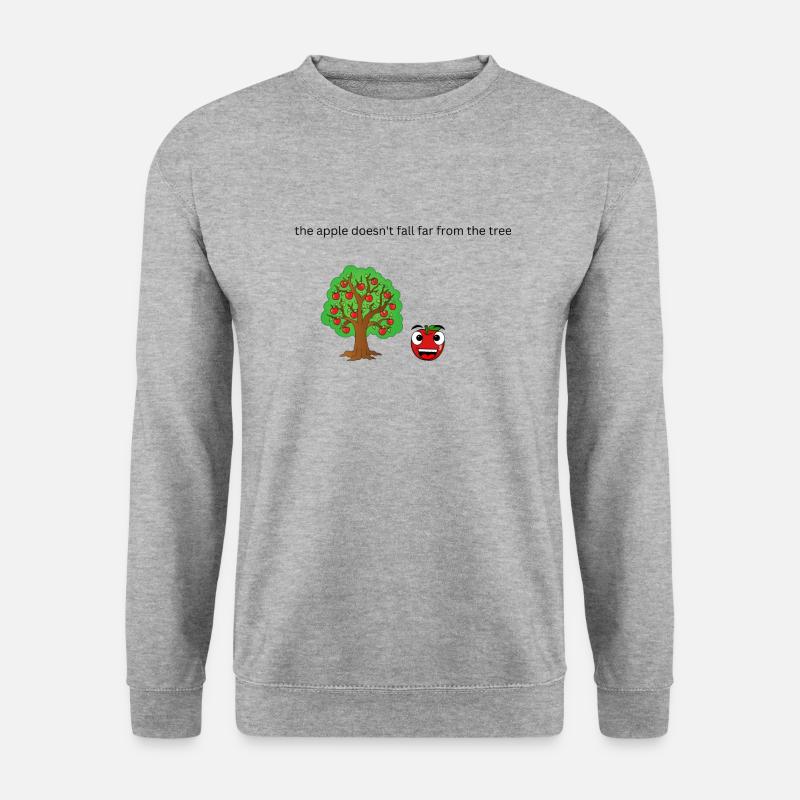 Dein Abschnittstext 5 - Unisex Pullover - Weißgrau meliert