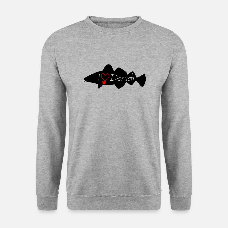i Love Cod Black - Unisex Sweatshirt - salt & pepper