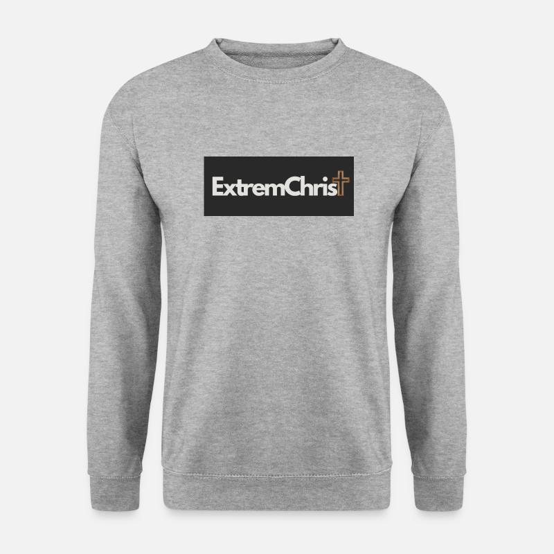 1000021906 - Unisex Pullover - Weißgrau meliert