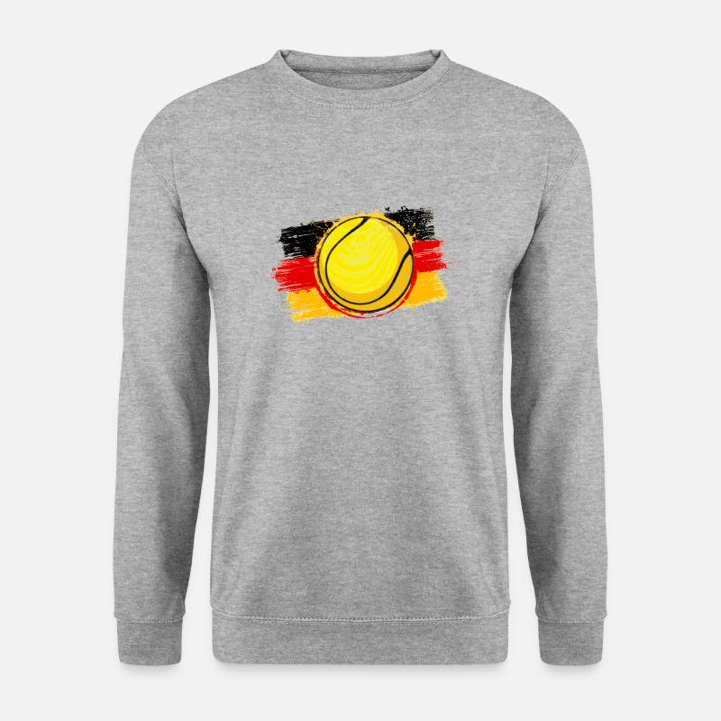 Tennis Deutschland (Germany) 01 - Unisex Pullover - Weißgrau meliert