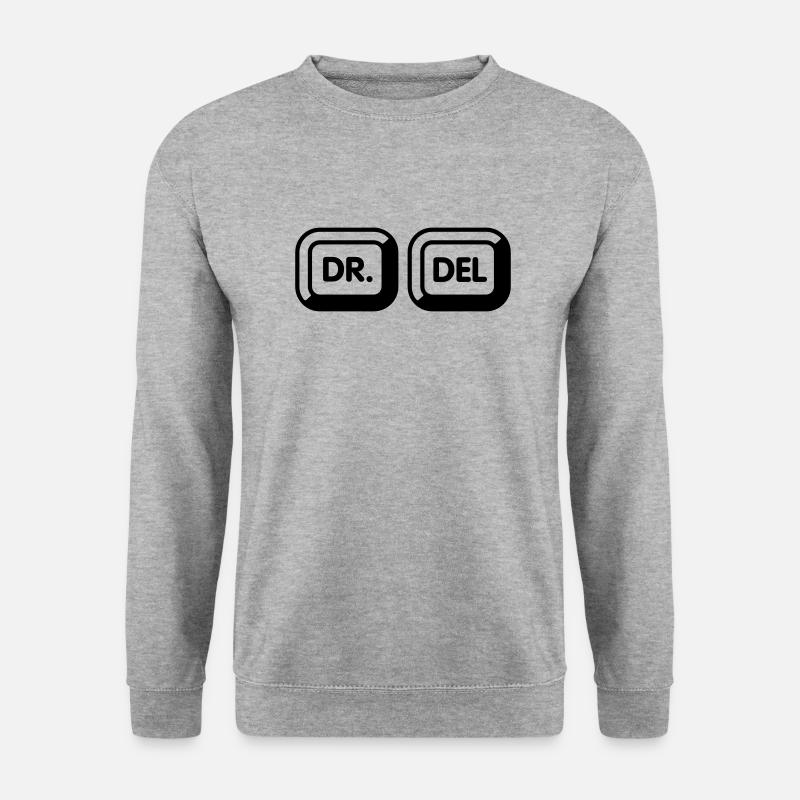 Doctor delete | 1c - Unisex Sweatshirt - salt & pepper