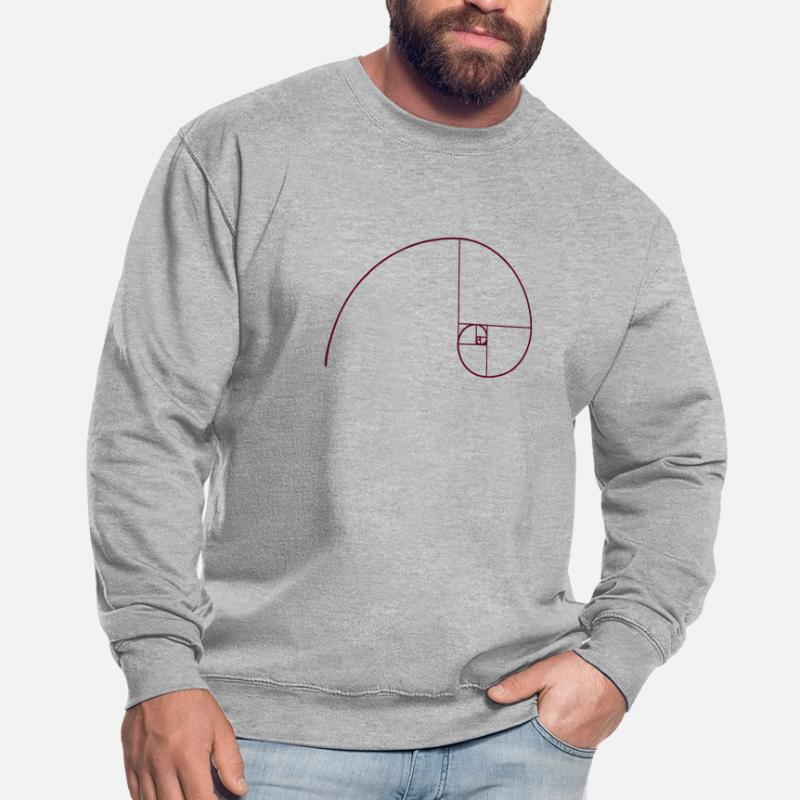 Spirale de Fibonacci, section doré, Phi, evolution Sweat-shirt Unisexe