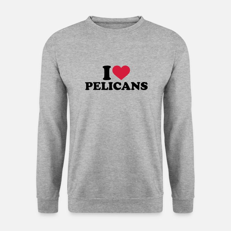 Pelikan - Unisex Pullover - Weißgrau meliert