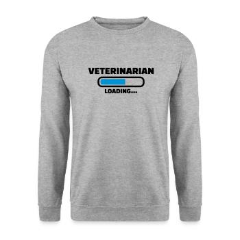 Veterinarian - Unisex Sweatshirt - salt & pepper - Front - Alina (178cm) & Michal (187cm)