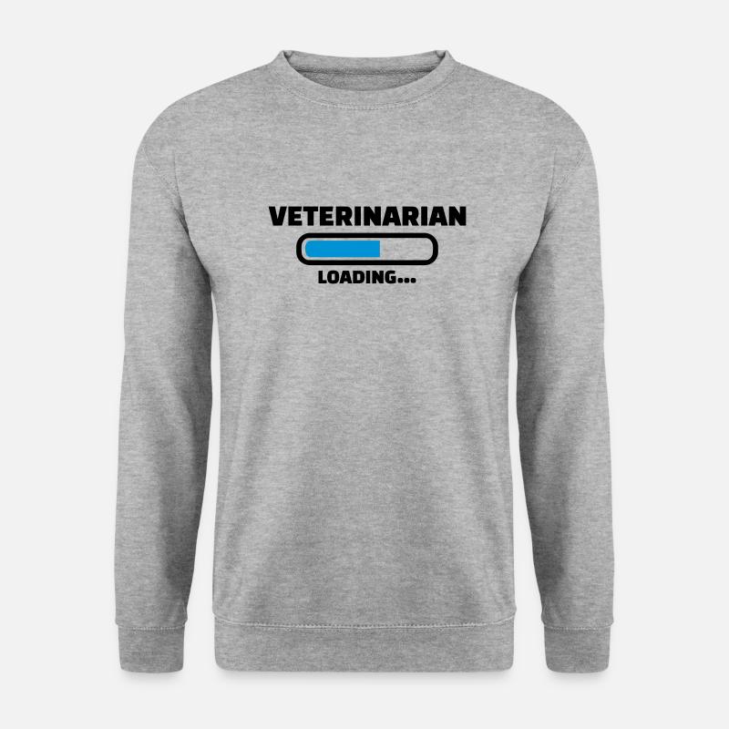 Tierarzt - Unisex Pullover - Weißgrau meliert