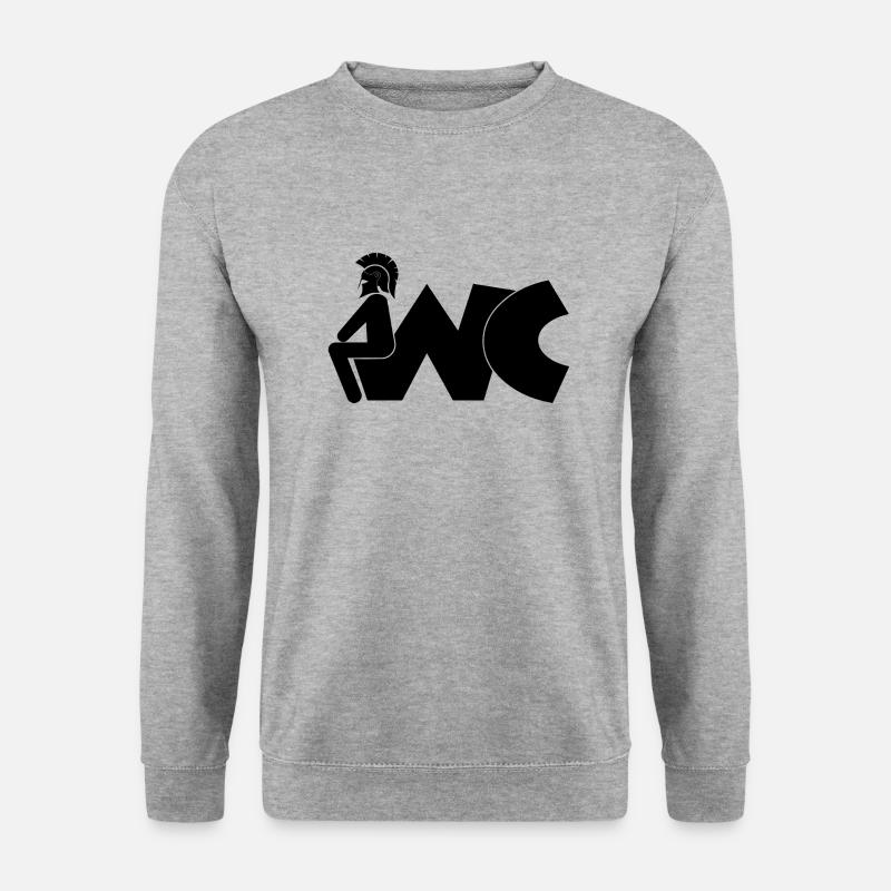 WC - Unisex Pullover - Weißgrau meliert