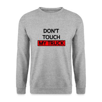 Camion - Sweat-shirt Unisexe - gris chiné - Devant - Alina (178cm) & Michal (187cm)