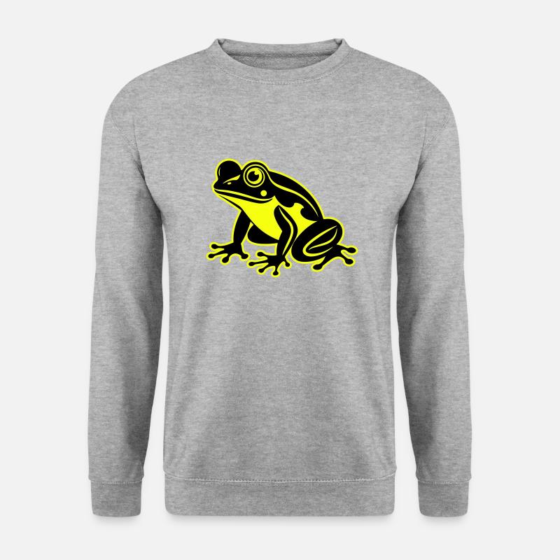 Frog Icon - Unisex Sweatshirt - salt & pepper