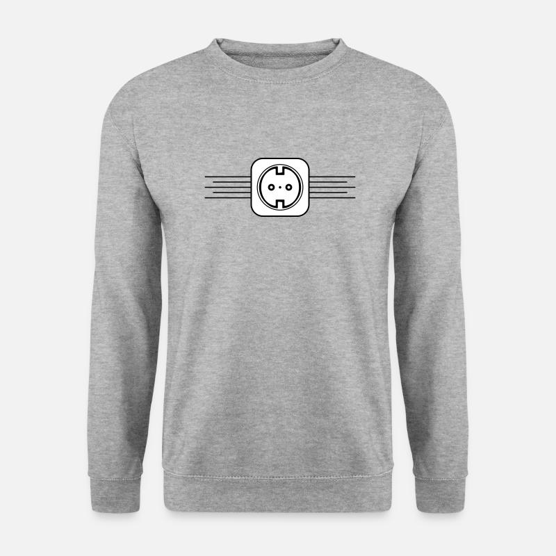 Socket Icon Power - Unisex Sweatshirt - salt & pepper