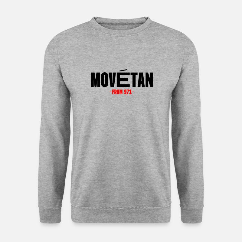 Movétan - Unisex Pullover - Weißgrau meliert