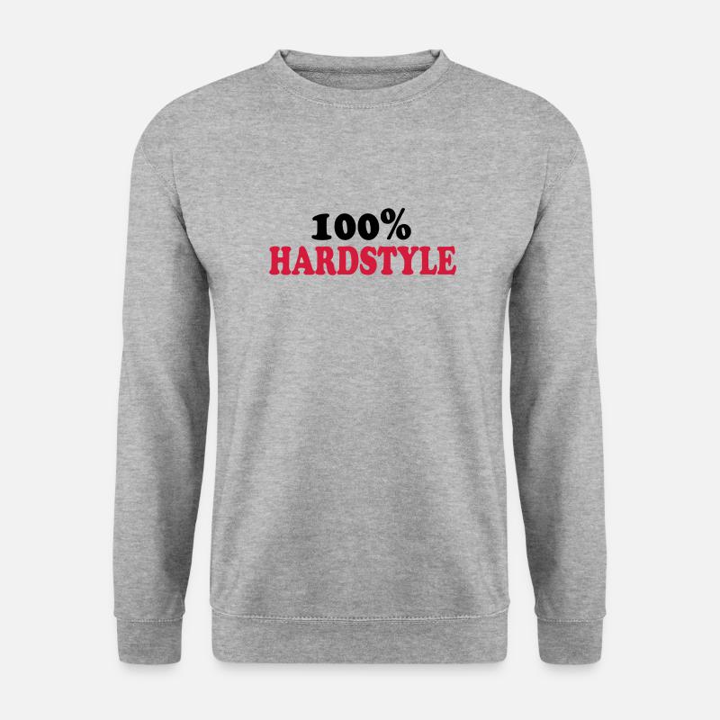 Hardstyle - Unisex Pullover - Weißgrau meliert