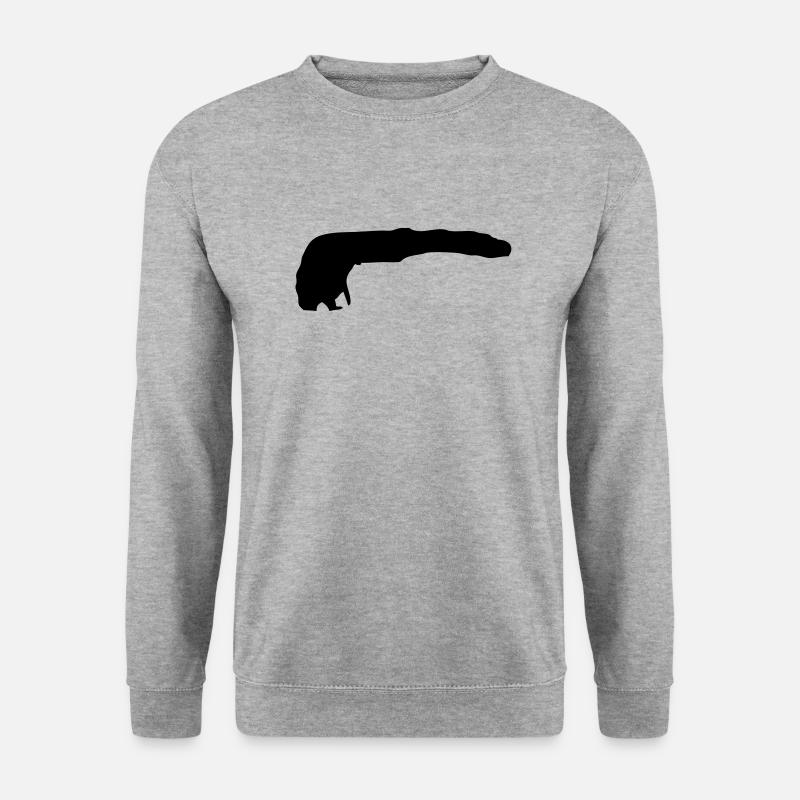 langeoog___f1 - Unisex Pullover - Weißgrau meliert