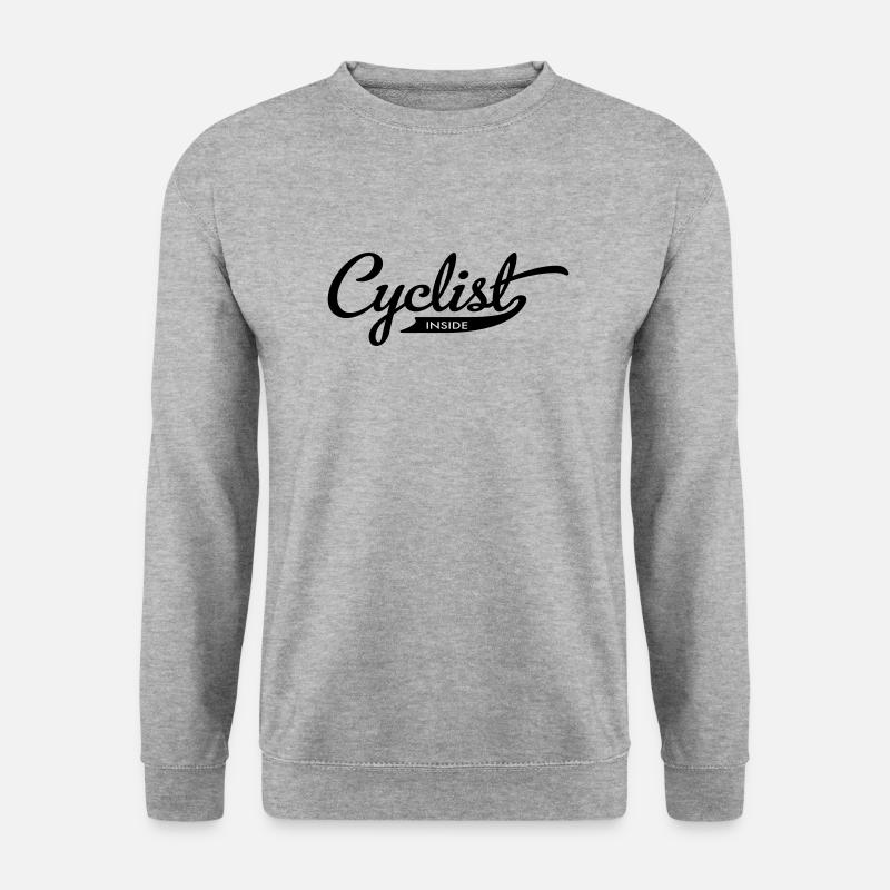 Radsport - Unisex Pullover - Weißgrau meliert