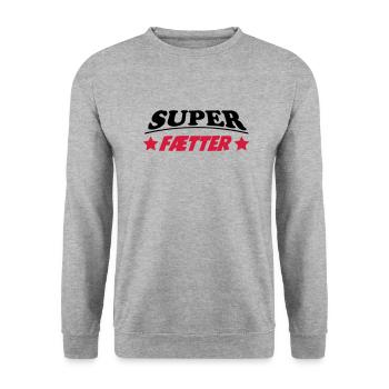 Super faetter 222 - Sweat-shirt Unisexe - gris chiné - Devant - Alina (178cm) & Michal (187cm)