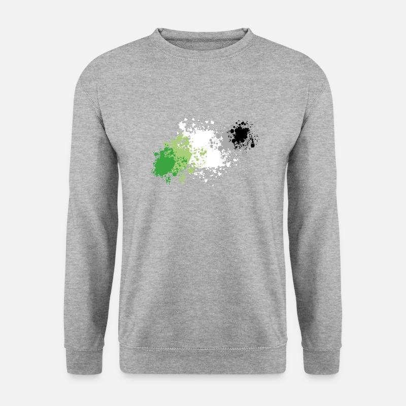 Aromatic pride blobs - Unisex Sweatshirt - salt & pepper