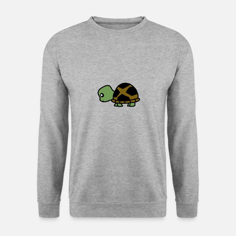 Tierschildkröte 4 - Unisex Pullover - Weißgrau meliert