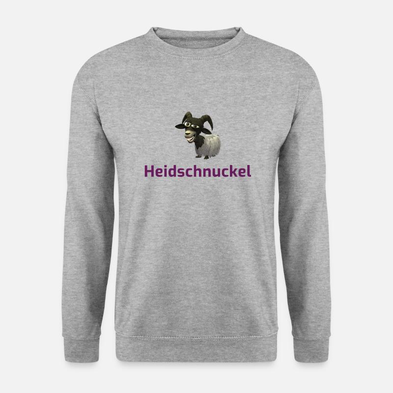 Heidschnuckel - Unisex Pullover - Weißgrau meliert