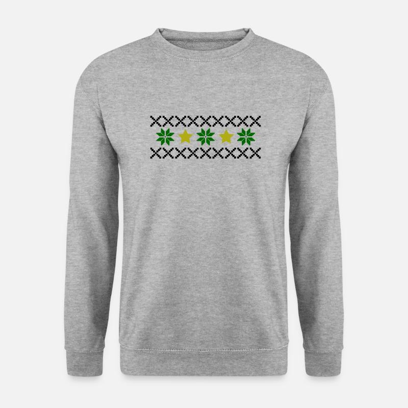 Norway Pattern - Unisex Sweatshirt - salt & pepper