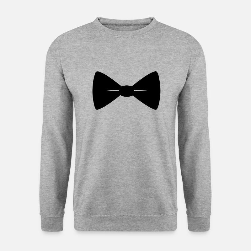 Binden - Unisex Pullover - Weißgrau meliert