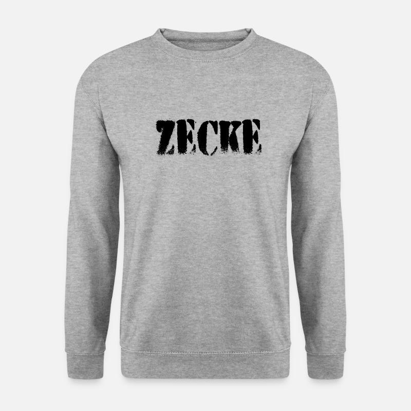Zecke - Unisex Pullover - Weißgrau meliert