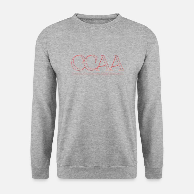ccaa3 - Unisex Pullover - Weißgrau meliert