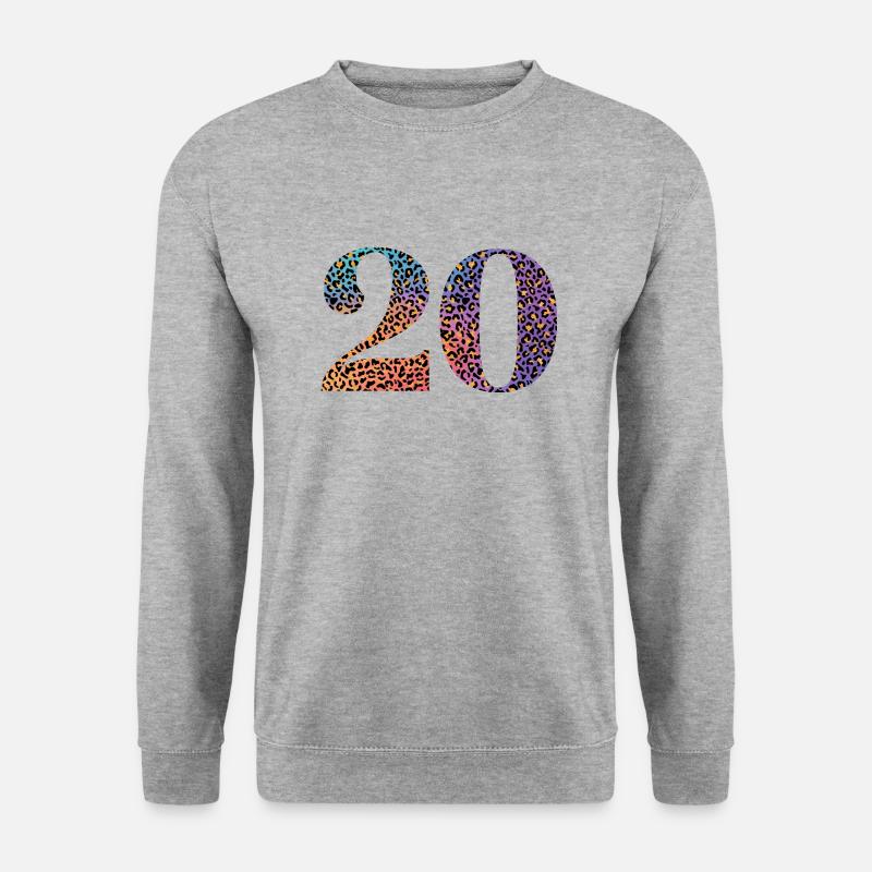 20th Anniversary Leopard - Unisex Sweatshirt - salt & pepper