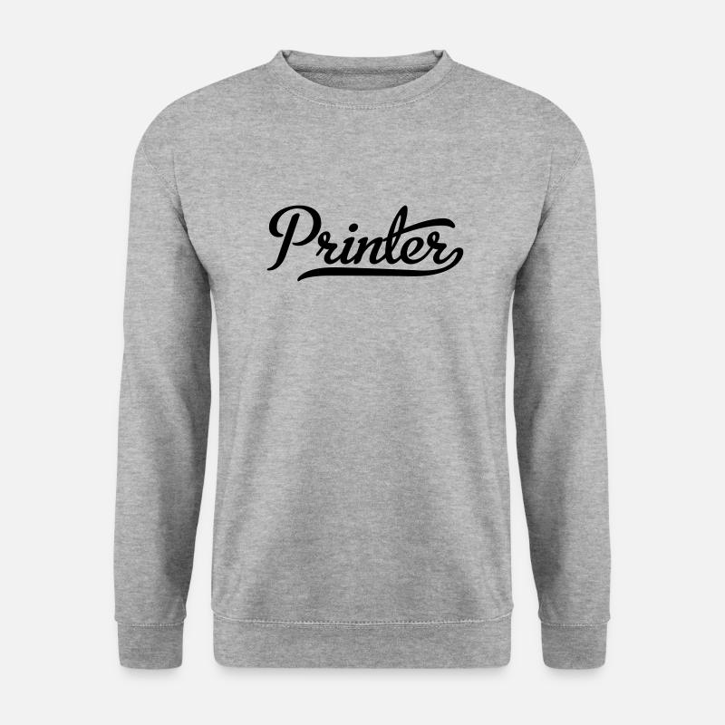 Printer - Unisex Sweatshirt - salt & pepper