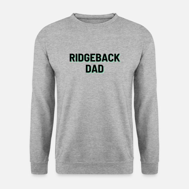 Ridgeback Dad - Unisex Pullover - Weißgrau meliert