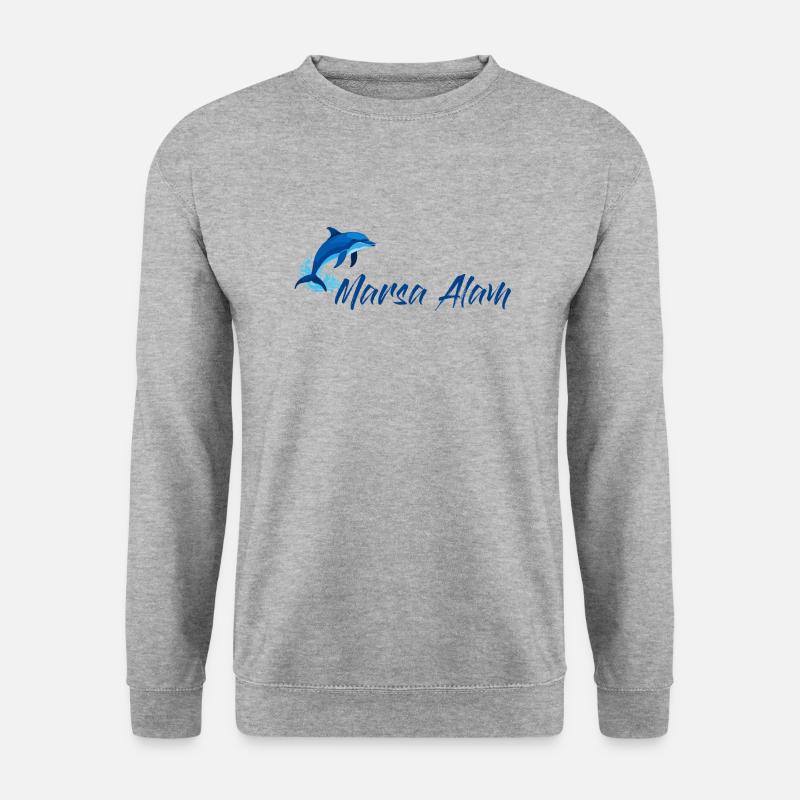 Marsa Alam Ägypten Urlaub - Unisex Pullover - Weißgrau meliert