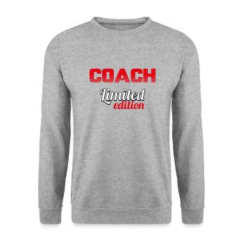 COACH LIMITED EDITION - Sweat-shirt Unisexe - gris chiné - Devant - Alina (178cm) & Michal (187cm)