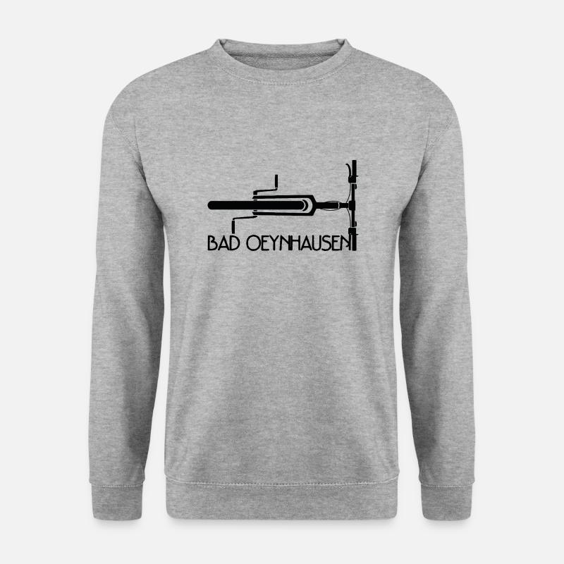 Fahrrad Bad Oeynhausen - Unisex Pullover - Weißgrau meliert