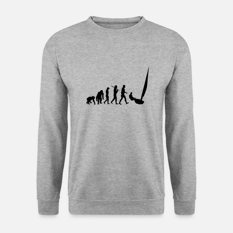 Evolution Voile - Sweat-shirt Unisexe - gris chiné