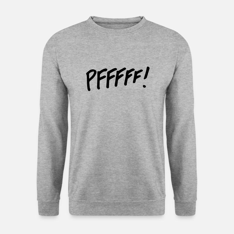 pffff! - Unisex Pullover - Weißgrau meliert