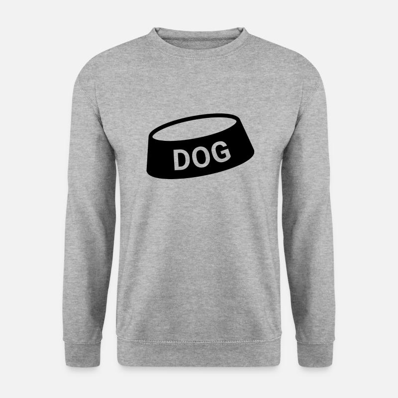 Hund Dog - Unisex Pullover - Weißgrau meliert