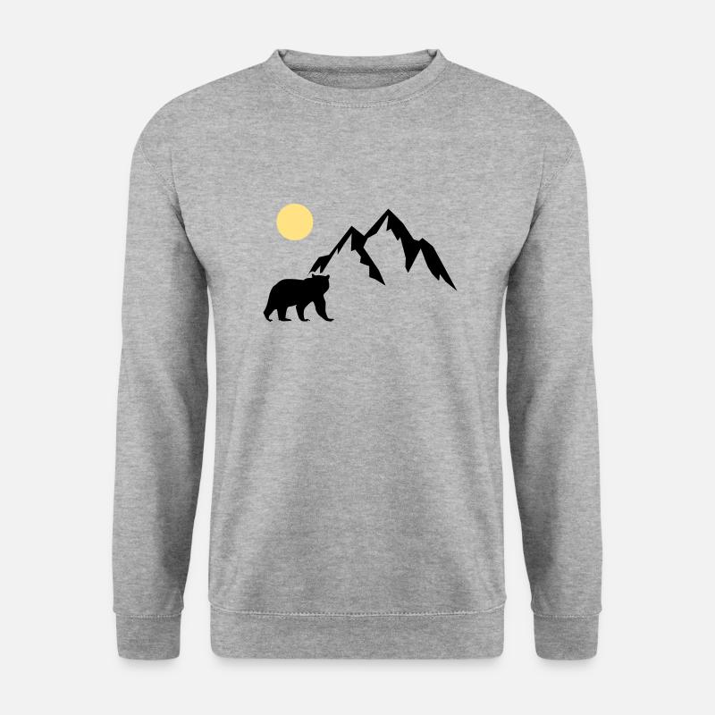 Mountain Bear - Unisex Sweatshirt - salt & pepper