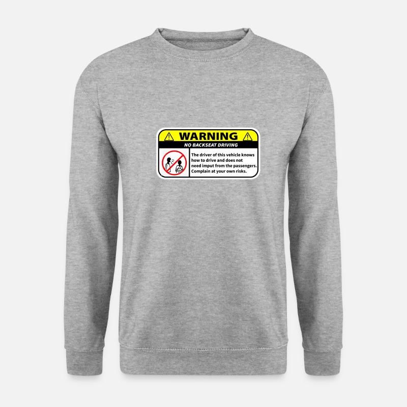 Informationen für Passagiere - Unisex Pullover - Weißgrau meliert
