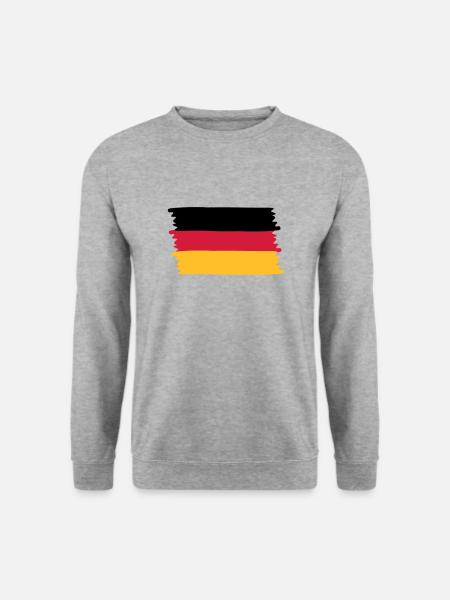 Deutschland - Unisex Pullover - Weißgrau meliert