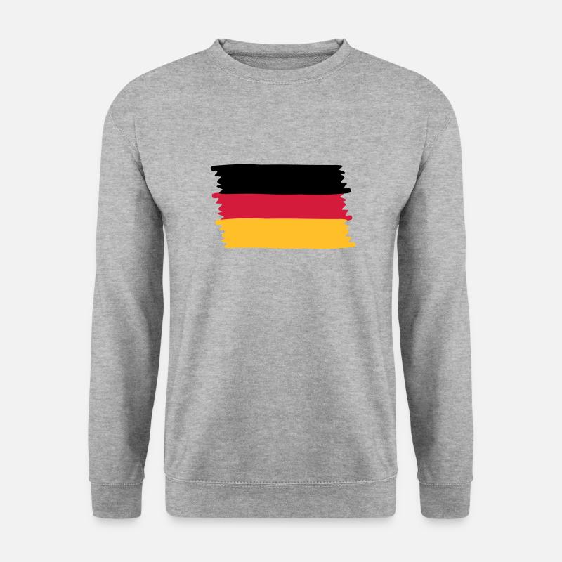 Deutschland - Unisex Pullover - Weißgrau meliert