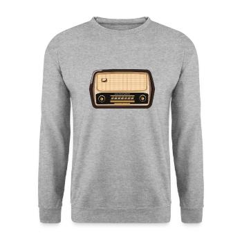 Constant Static - Unisex Pullover - Weißgrau meliert - Vorne - Alina (178cm) & Michal (187cm)
