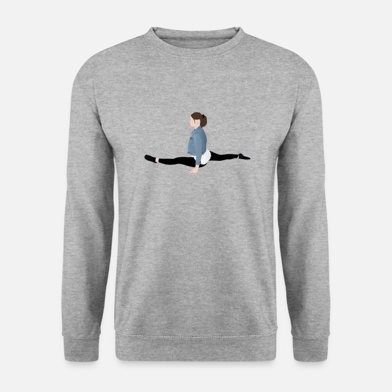 splits - Unisex Pullover - Weißgrau meliert