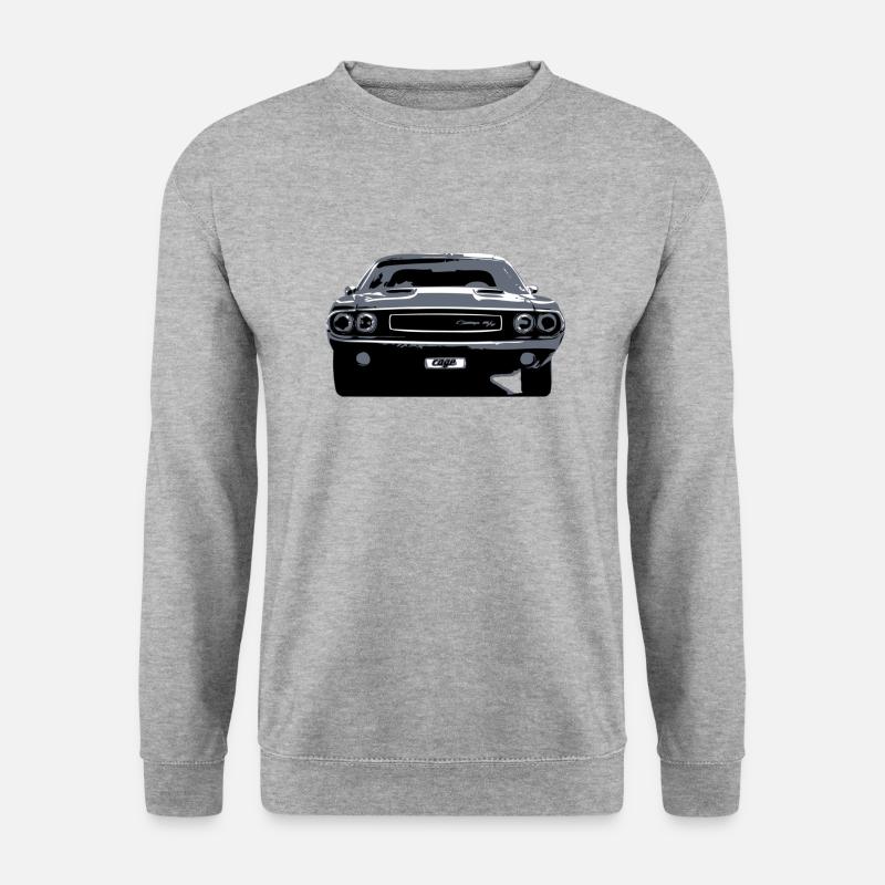 challenger r/t - Unisex Pullover - Weißgrau meliert