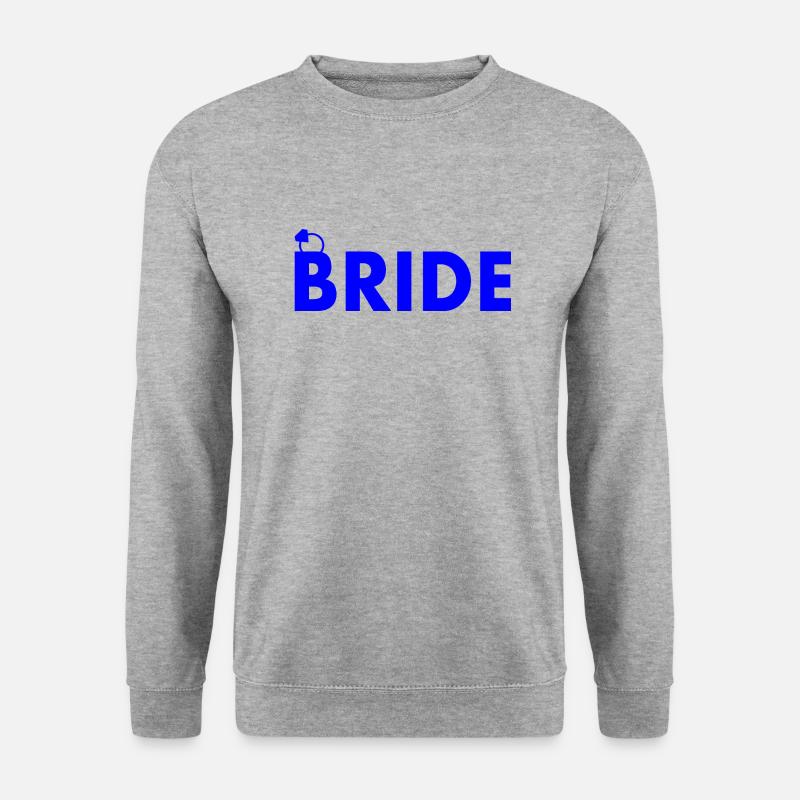 Bride - Unisex Pullover - Weißgrau meliert