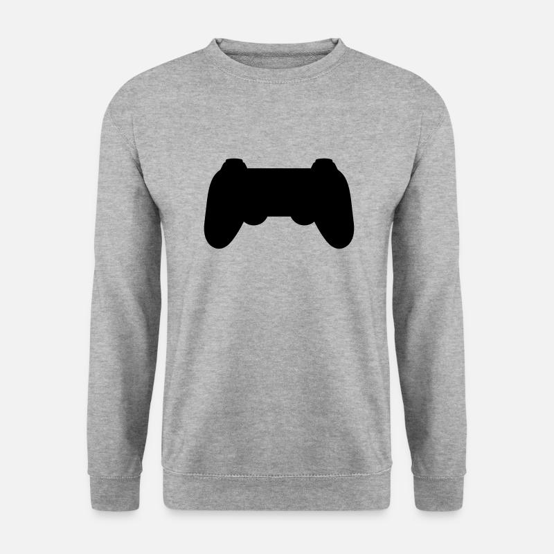 Silhouette Console Retro Controller - Unisex Sweatshirt - salt & pepper
