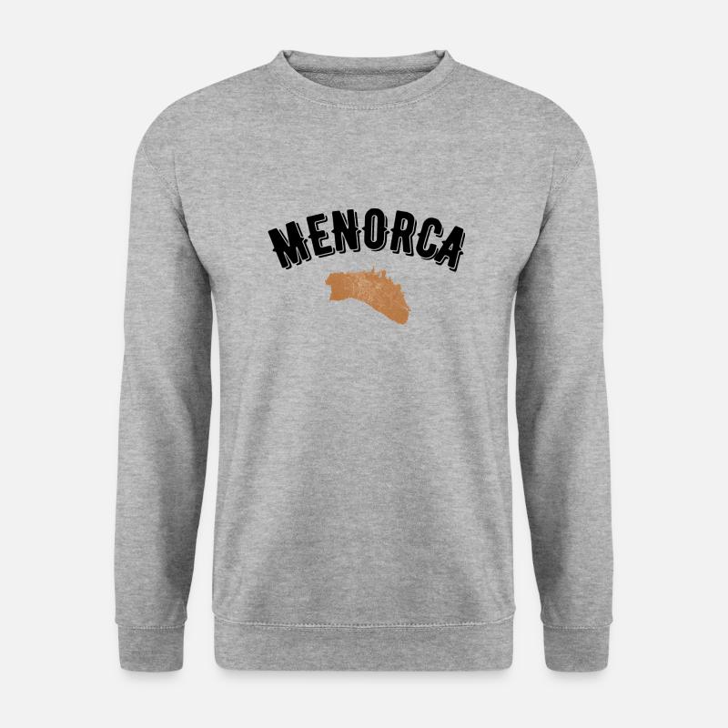 Menorca - Unisex Pullover - Weißgrau meliert