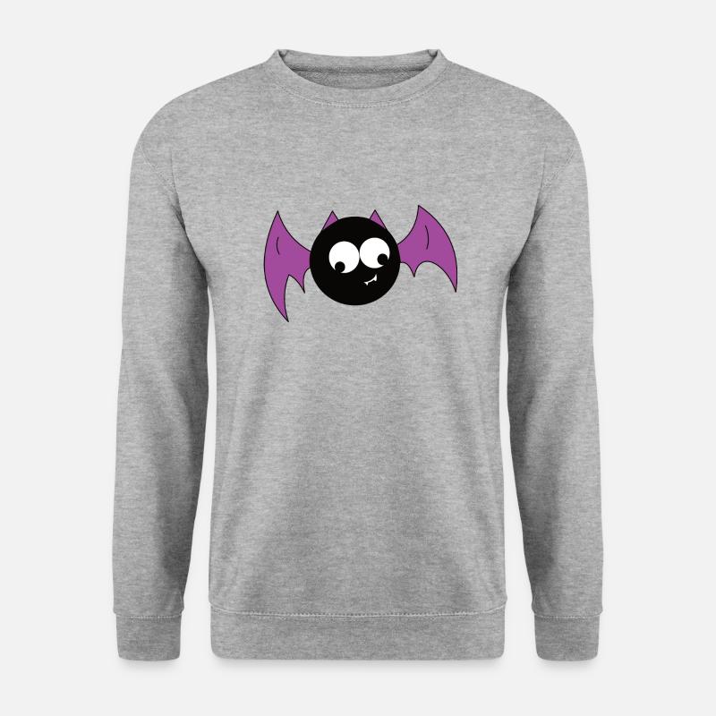 Vampi - Unisex Pullover - Weißgrau meliert