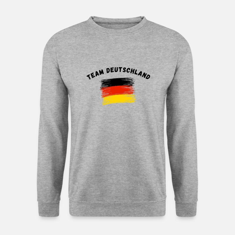 Team Deutschland - Unisex Pullover - Weißgrau meliert