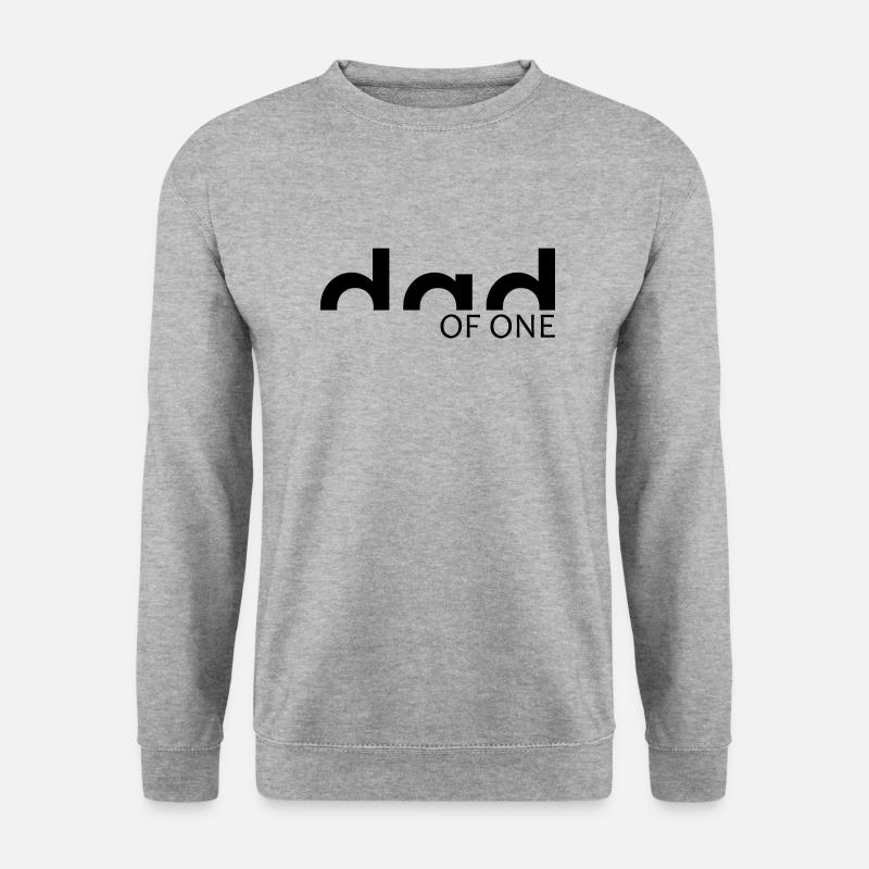PAPA - Vater von einem - Unisex Pullover - Weißgrau meliert