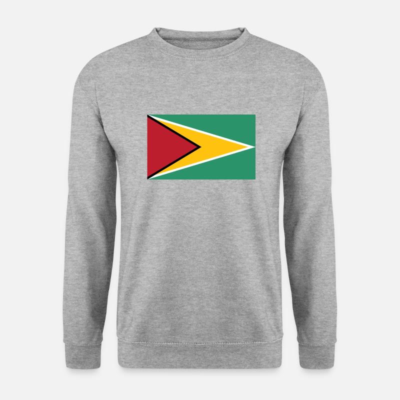 Guyana - Unisex Pullover - Weißgrau meliert