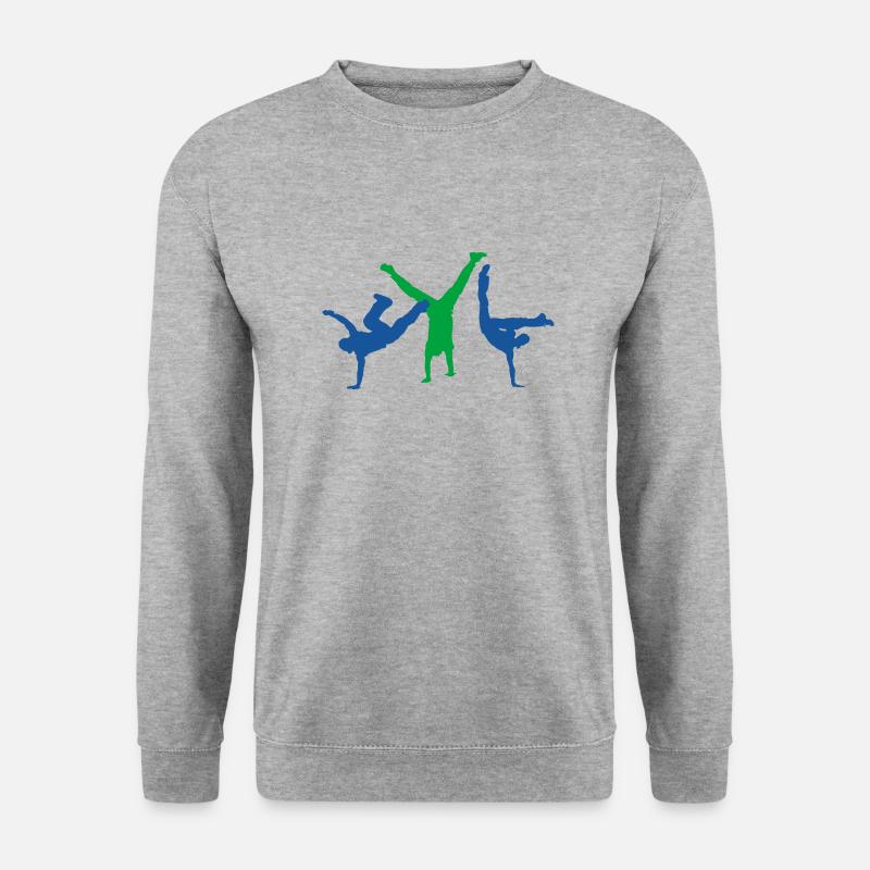 streetdance - Unisex Pullover - Weißgrau meliert