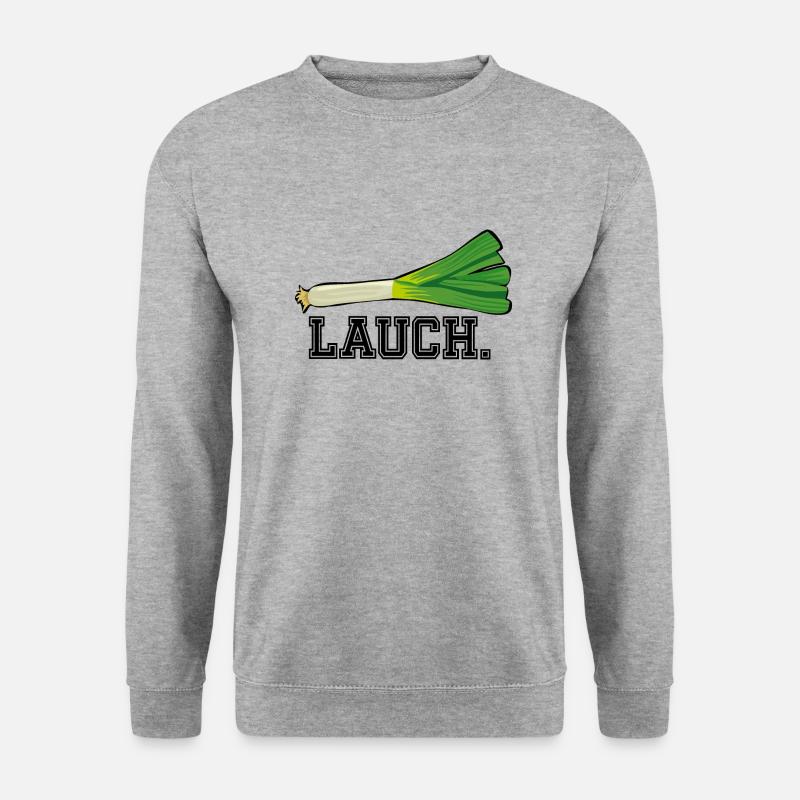 lauch1 - Unisex Pullover - Weißgrau meliert